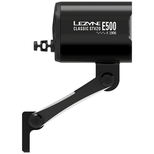 Classic E500 Ebike Headlight - Handlebar/Fork Mount, STVZO, 500 Lumen, Black