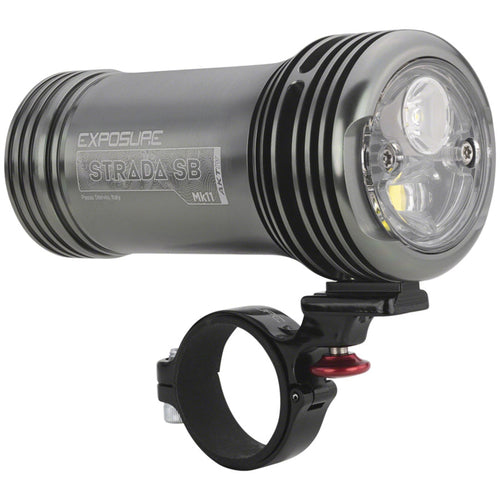 Exposure Strada Mk10 Super Bright Headlight - 1600 Lumens, Includes Remote Switch AKTIV Technology, Auto Dimming, Road Specific Beam