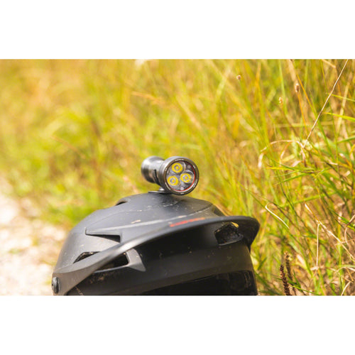 Exposure Diablo Mk13 Headlight - 1900 Lumens, With Helmet And Handlebar Mount, TAP Technology, Gun Metal Black