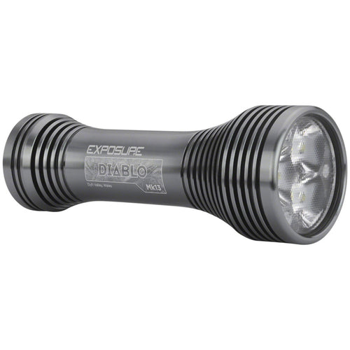 Exposure Diablo Mk13 Headlight - 1900 Lumens, With Helmet And Handlebar Mount, TAP Technology, Gun Metal Black