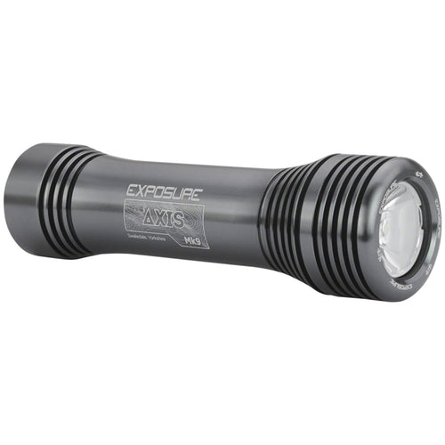 Exposure Axis Mk9 Headlight - 1300 Lumens, With Helmet And Handlebar Mount, TAP Technology, Gun Metal Black