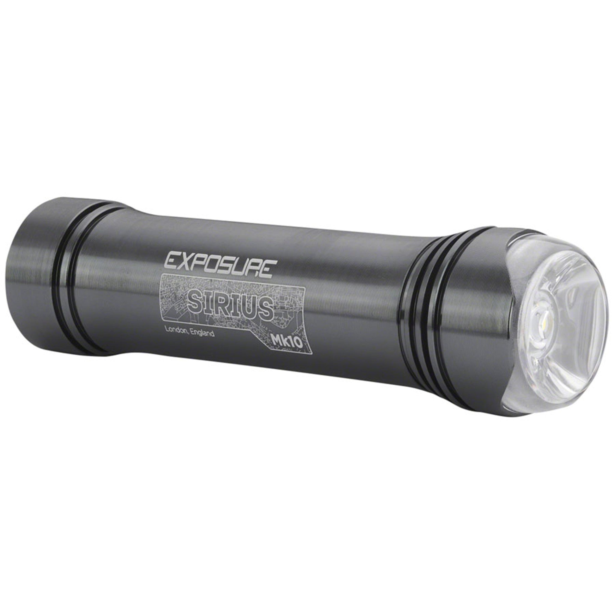 Exposure Sirius Mk10 Headlight - 900 Lumens, DayBright, Gun Metal Black