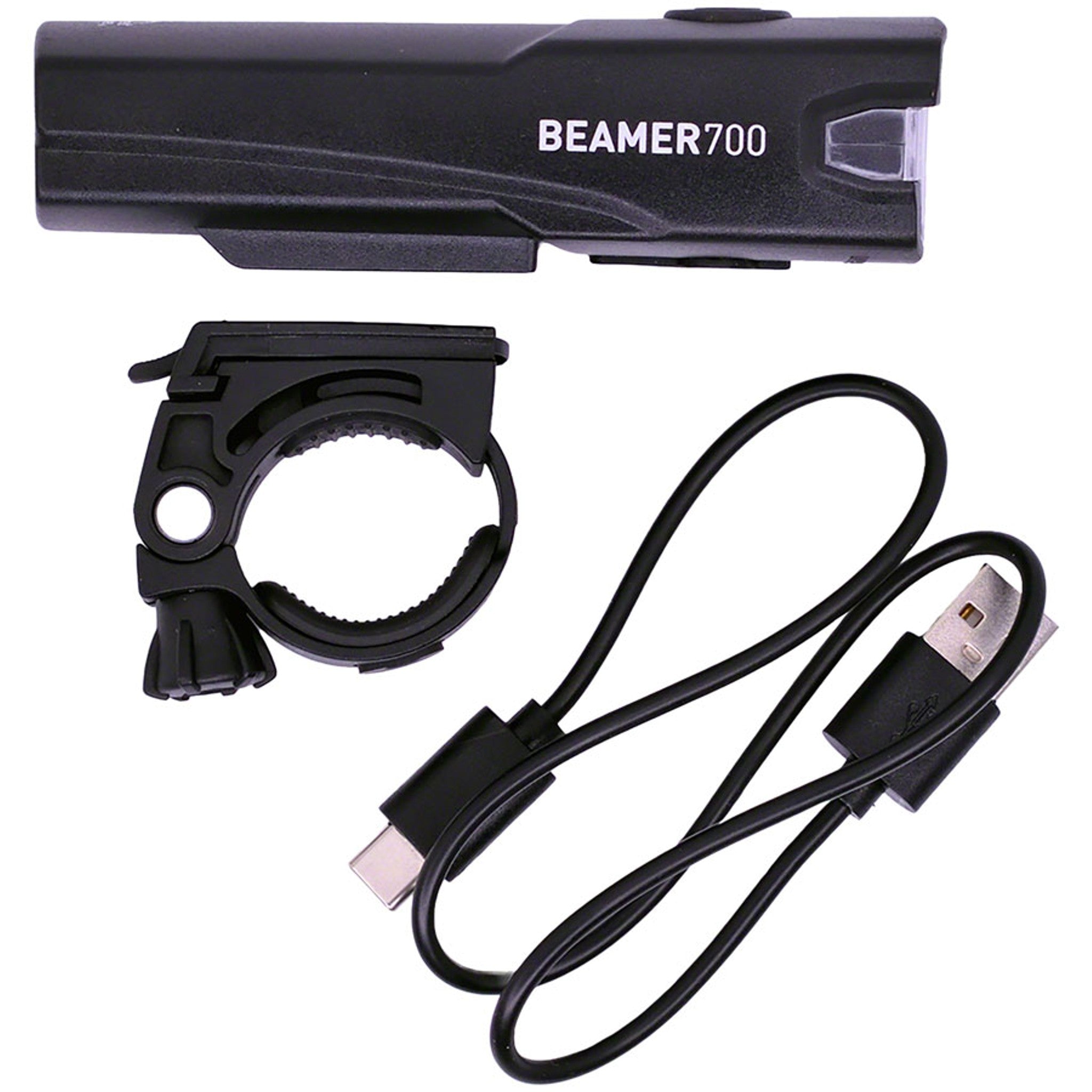 Beamer 700 Headlight - 700 Lumen, USB Rechargable, Black