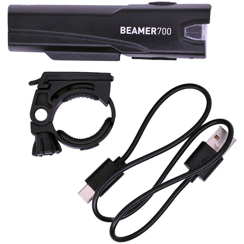 Beamer 700 Headlight - 700 Lumen, USB Rechargable, Black