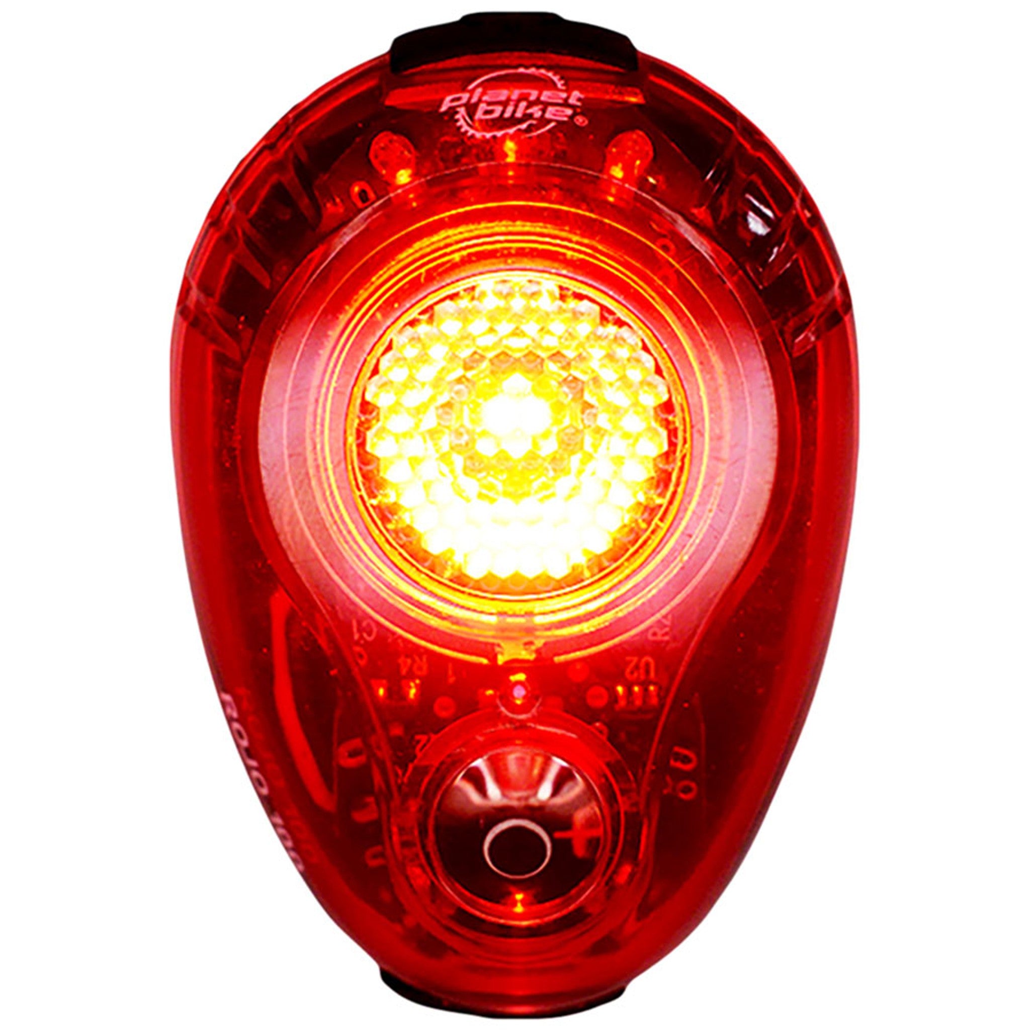 Beamer 700/Rojo 100 Headlight/Taillight Set - 700/100 Lumen, USB Rechargable, Black