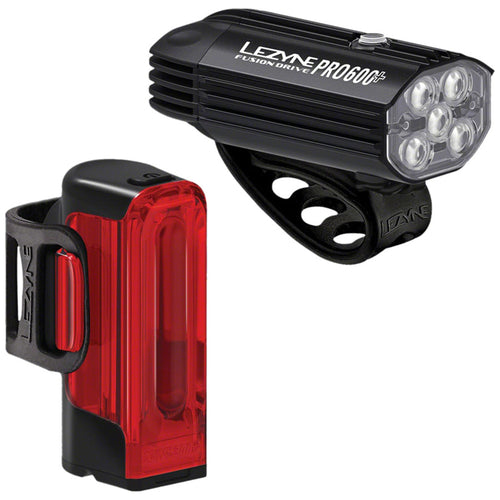 Lezyne Fusiondrive Pro 600/Strip Drive 300+ Headlight/Taillight Set