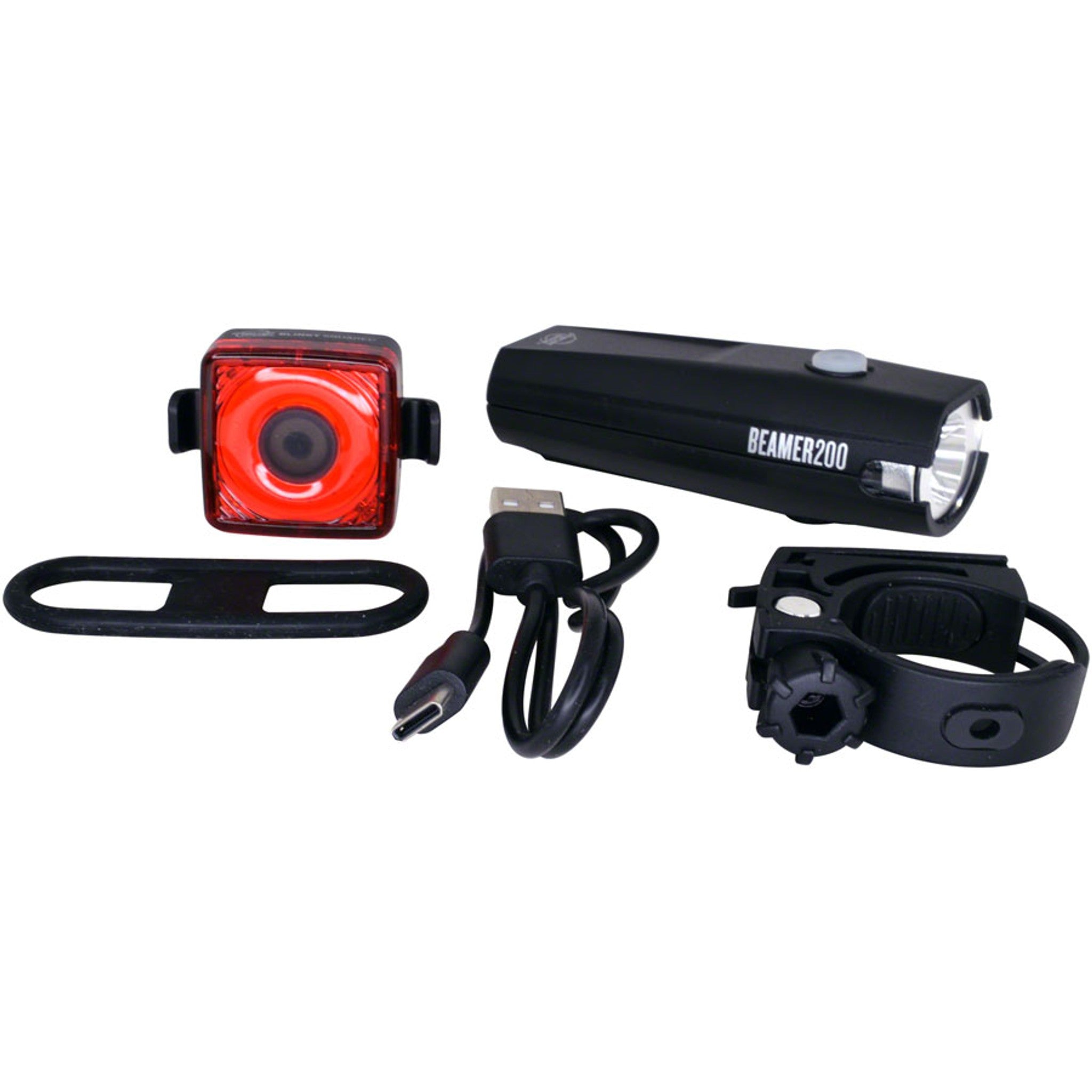 Beamer 200/Blinky Squared Headlight/Taillight Set