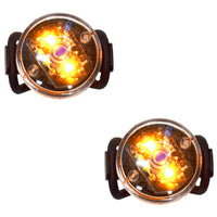 Button Blinky Side Light Set, Amber