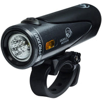 VIS Pro 1000 Rechargeable Headlight: Blacktop Charcoal/Black