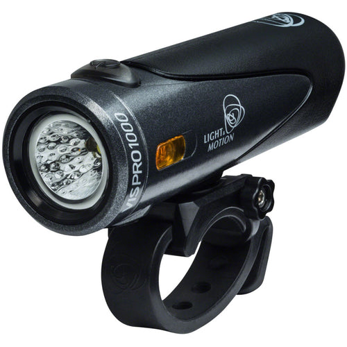 VIS Pro 1000 Rechargeable Headlight: Blacktop Charcoal/Black