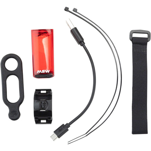 Tigermoth 40 USB Taillight, 40 Lumen, Black