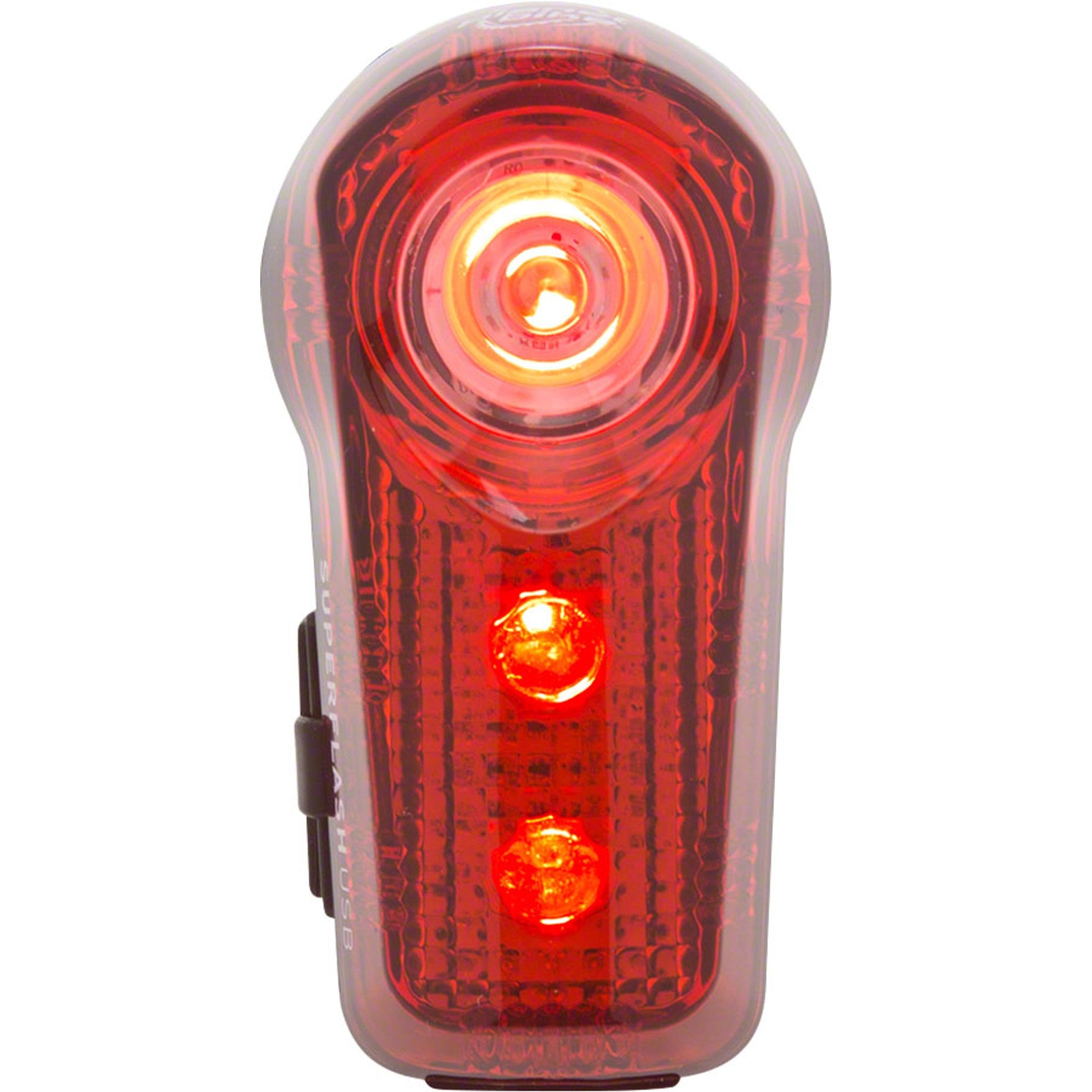 Planet Bike Superflash USB-Rechargeable Tail Light: Red/Black