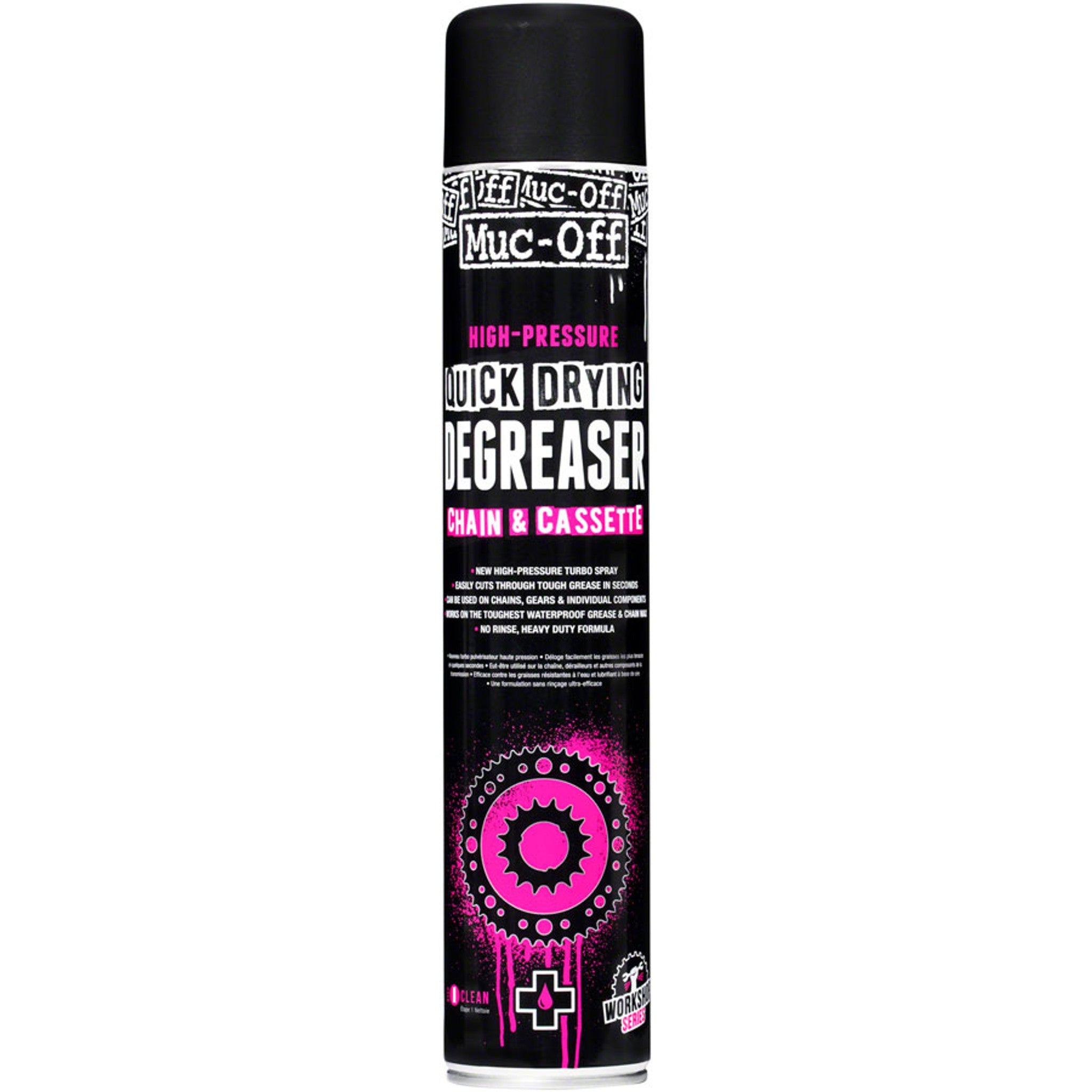 High Pressure Quick Drying Chain Degreaser: 750ml