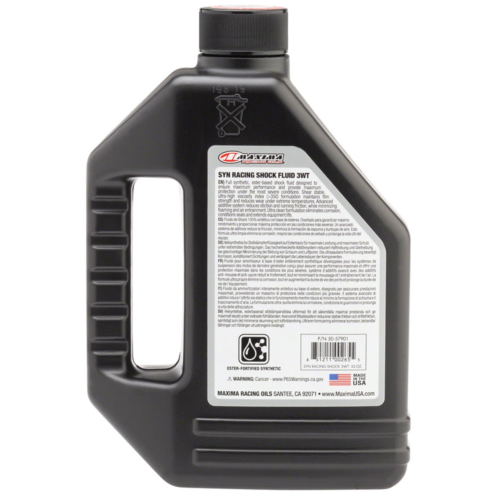 Maxima Synthetic All-Temperatures Suspension Oil - 3Wt, 1 Liter