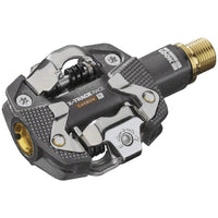 X-TRACK RACE CARBON Ti Pedals - Dual Sided Clipless, Titanium, 9/16", Black