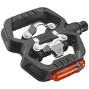 GEO TREKKING VISION Pedals - Single Side Clipless with Platform, Chromoly, 9/16", Black