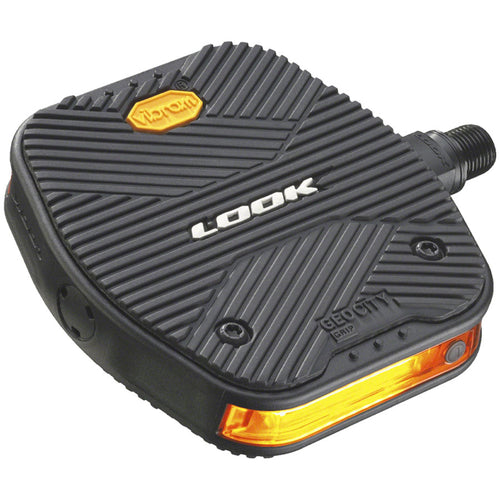 GEO CITY VISION GRIP Pedals - Platform, Chromoly, 9/16, Black