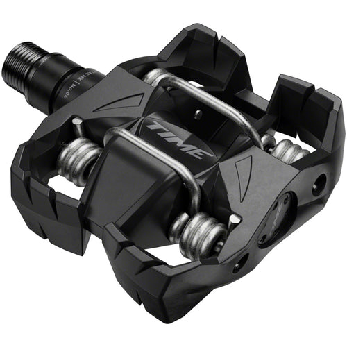 Time MX 4 Pedals - Dual Sided Clipless with Platform, Aluminum, 9/16", Black, B1