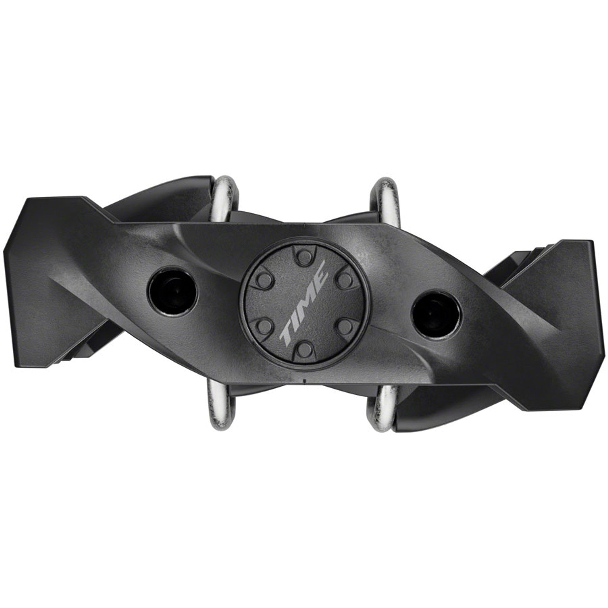 Time MX 4 Pedals - Dual Sided Clipless with Platform, Aluminum, 9/16", Black, B1