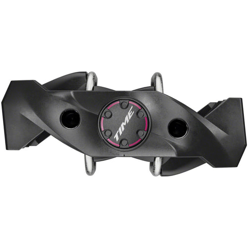 Time MX 6 Pedals - Dual Sided Clipless with Platform, Aluminum, 9/16", Black, B1