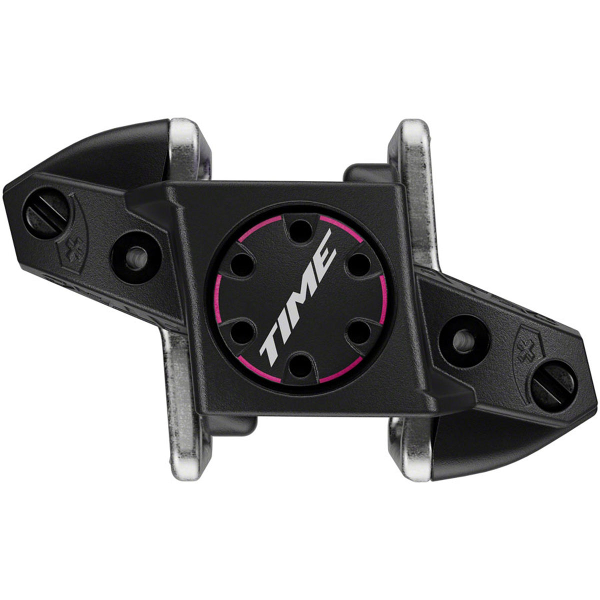 ATAC XC 6 Pedals - Dual Sided Clipless, Composite, 9/16", Black/Purple, B1