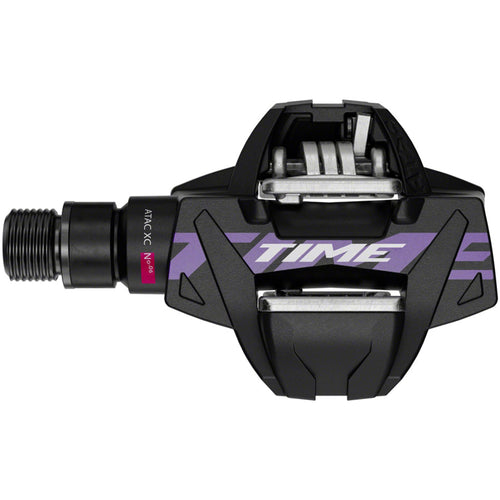 ATAC XC 6 Pedals - Dual Sided Clipless, Composite, 9/16", Black/Purple, B1