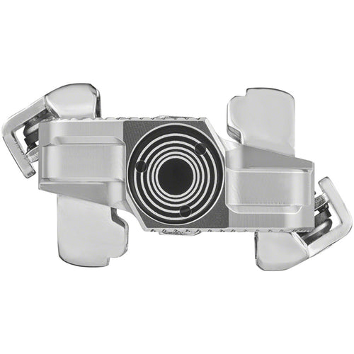 X-TRACK Single Power Pedals - Dual Sided Clipless, Chromoly,  9/16", Silver