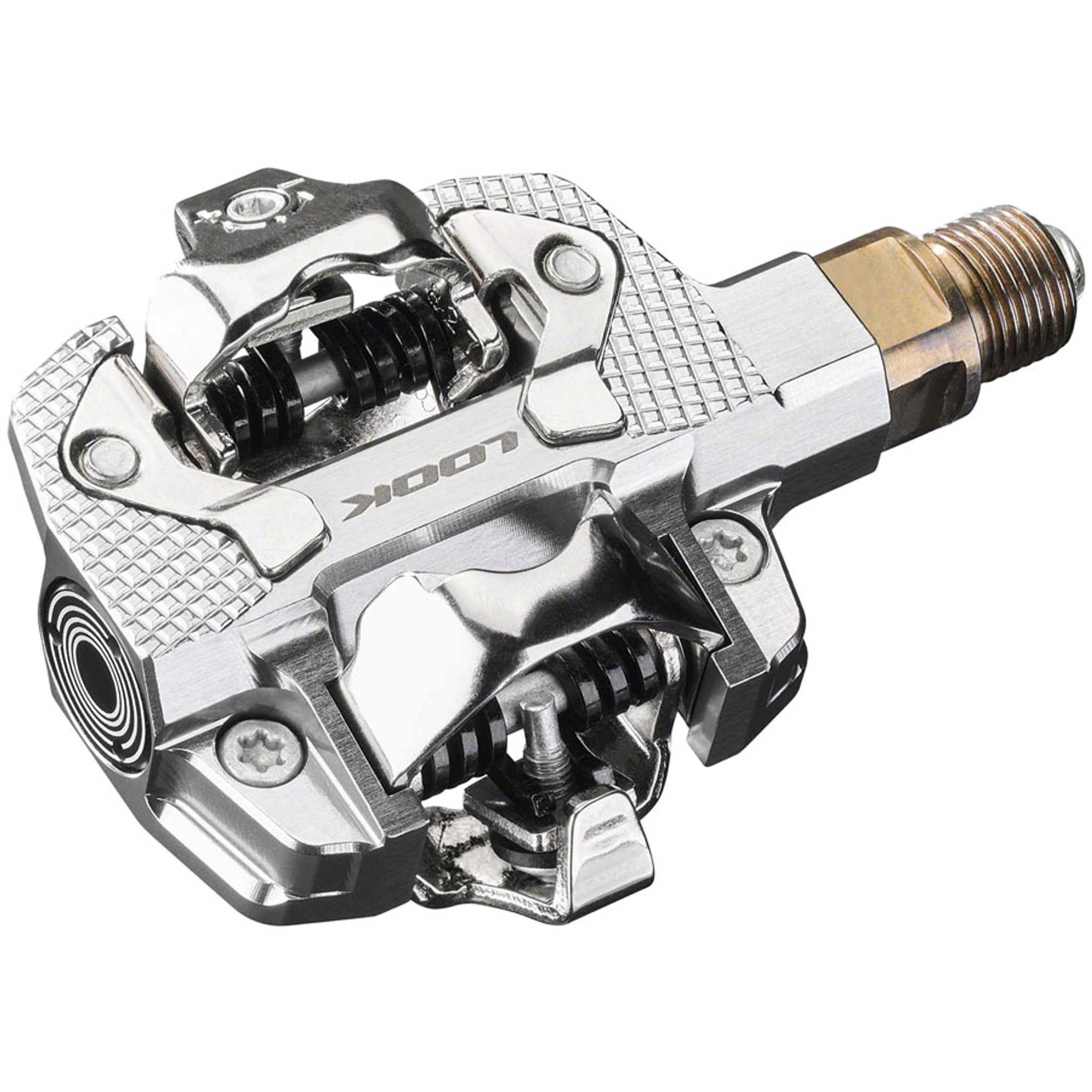 X-TRACK Dual Power Pedals - Dual Sided Clipless, Chromoly,  9/16", Silver