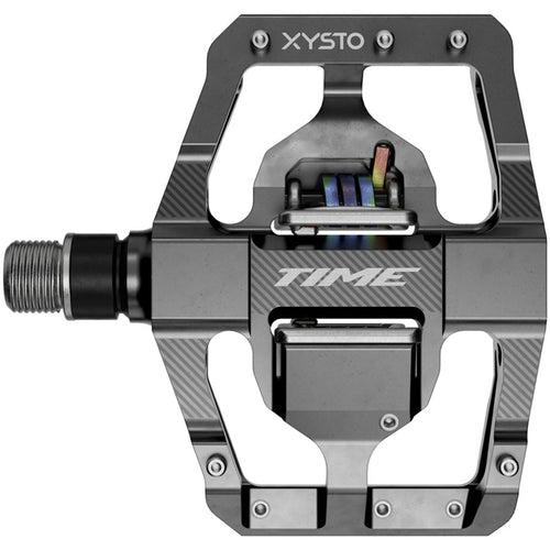 XYSTO Pedals - Dual Sided Clipless, Aluminum, 9/16", Gray, C1