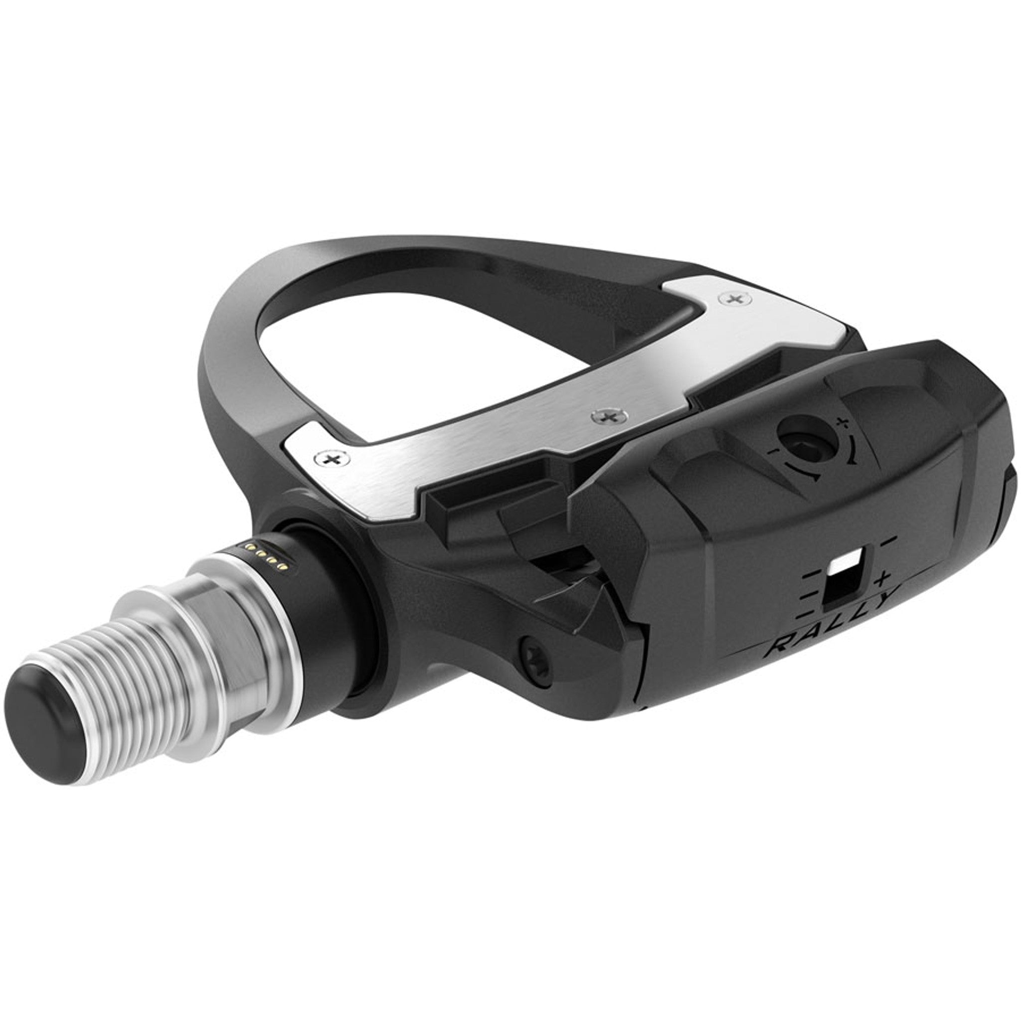 Rally RS/XC210 Power Meter Pedals Bundle - Clipless, Composite/Alloy, 9/16", Black, Pair, Dual-Sensing, Shimano SPD-SL/SPD