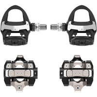Rally RS/XC210 Power Meter Pedals Bundle - Clipless, Composite/Alloy, 9/16", Black, Pair, Dual-Sensing, Shimano SPD-SL/SPD
