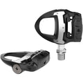 Rally RS110 Power Meter Pedals - Single Sided Clipless, Composite, 9/16", Black, Pair, Single-Sensing, Shimano SPD-SL