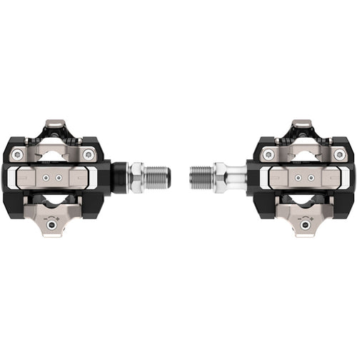 Rally XC110 Power Meter Pedals - Dual Sided Clipless, Alloy, 9/16", Black, Pair, Single-Sensing, Shimano SPD