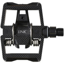 ATAC LINK Pedals - Single Sided Clipless with Platform, Aluminum, 9/16", Black