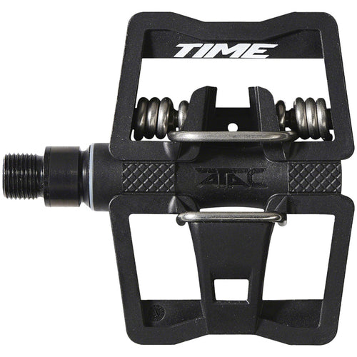 ATAC LINK Pedals - Single Sided Clipless with Platform, Aluminum, 9/16", Black