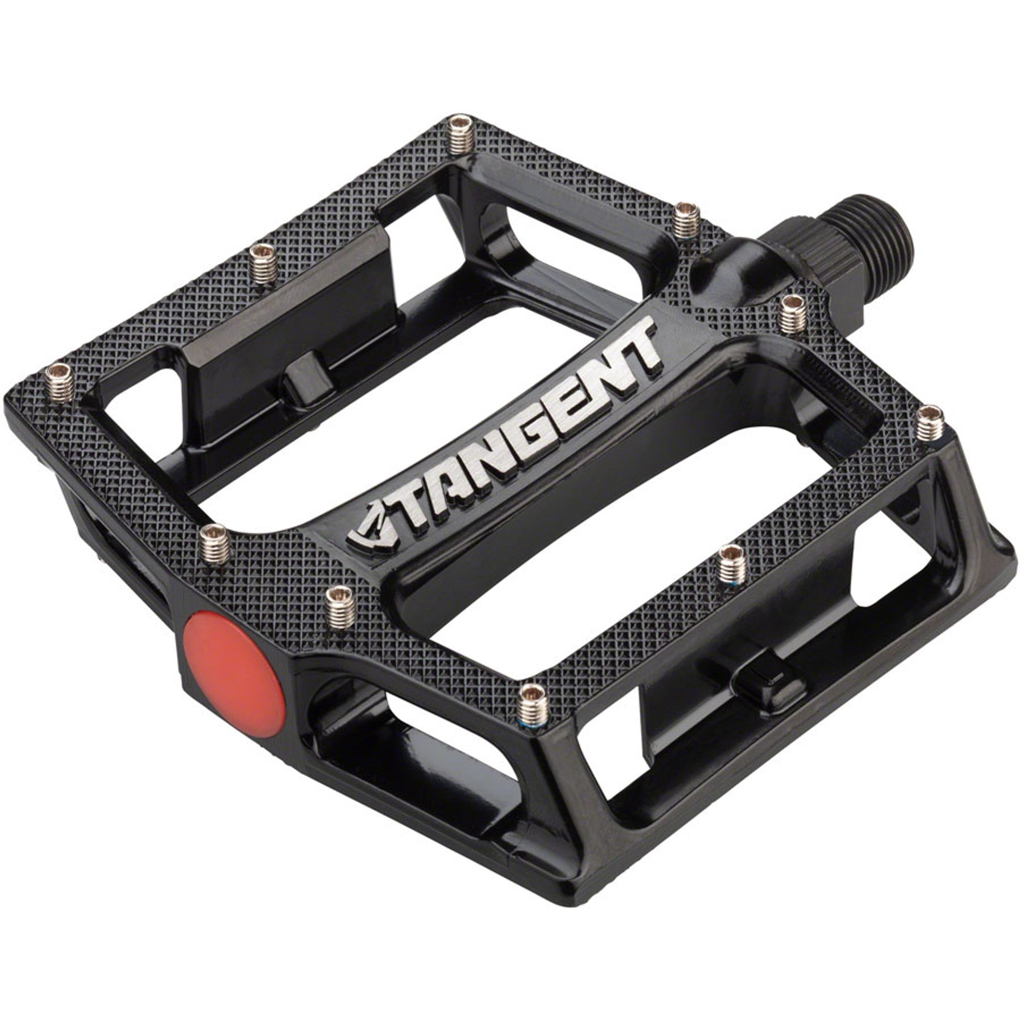 Tangent Pedals - Platform, 1 1/4", Alloy, 9/16", Black