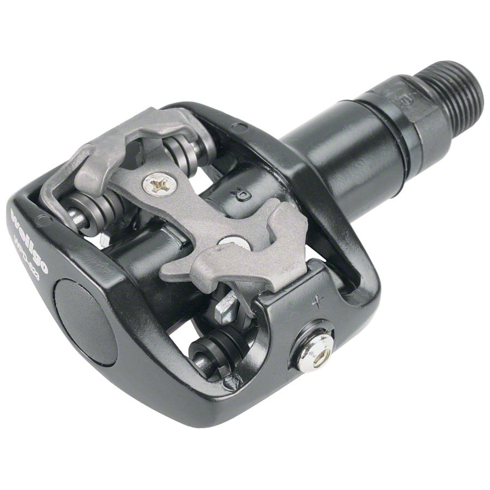 Wellgo WPD-823 Pedals - Dual Sided Clipless, Aluminum, 9/16", Black