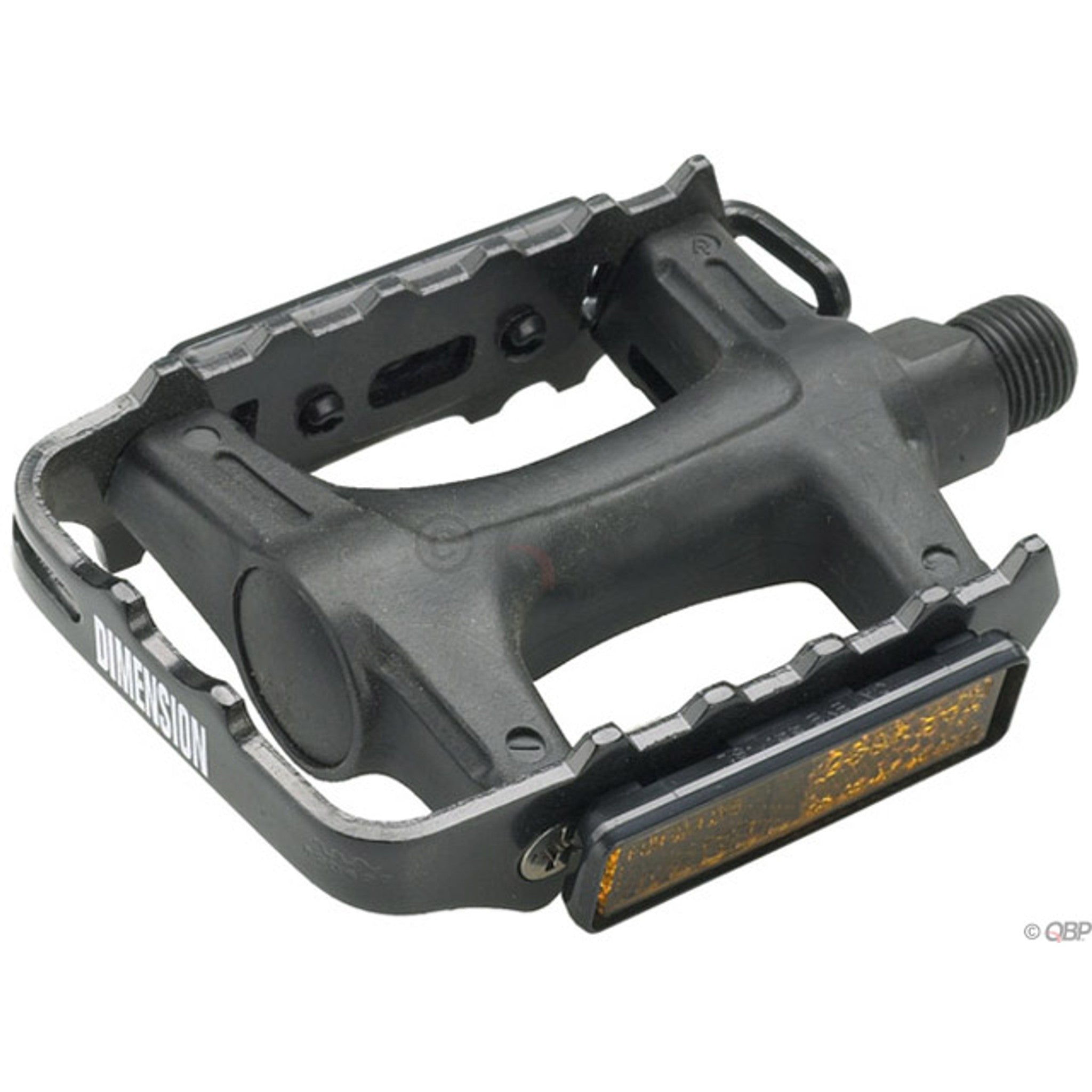 Dimension Mountain Sport Pedals - Platform, Plastic, 9/16", Black