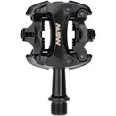 Flash II Pedals - Dual Sided Clipless, Aluminum, 9/16", Black