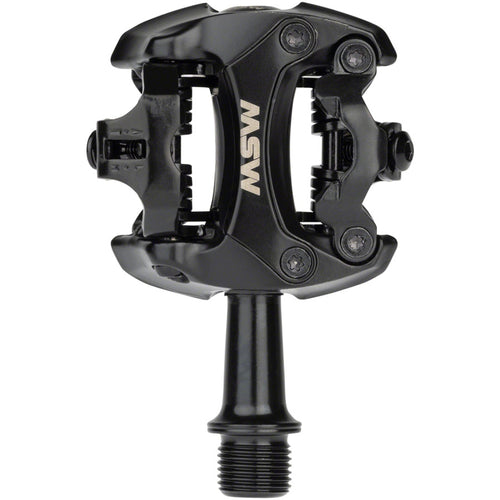 Flash II Pedals - Dual Sided Clipless, Aluminum, 9/16", Black