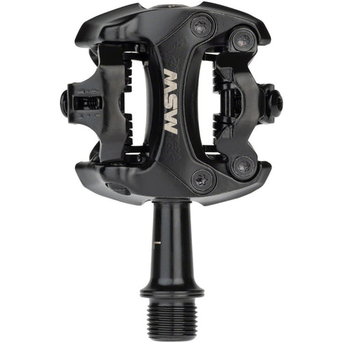 Flash II Pedals - Dual Sided Clipless, Aluminum, 9/16", Black