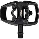 Flip I Pedals - Single Side Clipless with Platform, Aluminum, 9/16", Intense Black