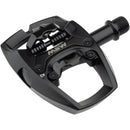 Flip I Pedals - Single Side Clipless with Platform, Aluminum, 9/16", Intense Black