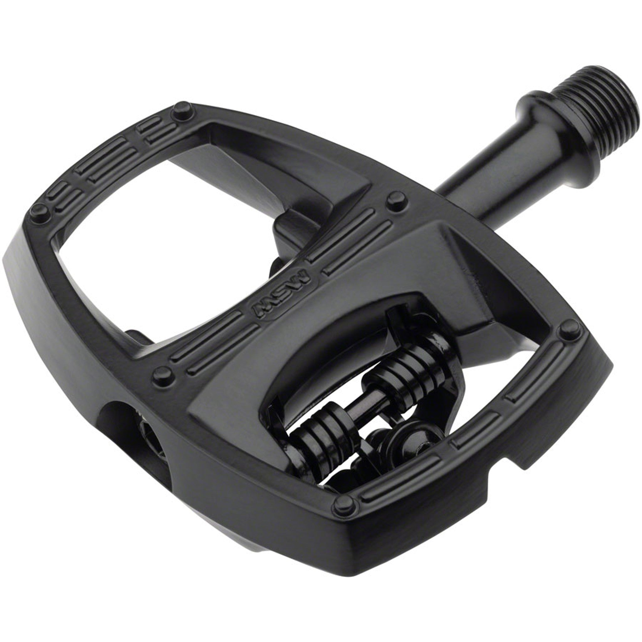 Flip II Pedals - Single Side Clipless with Platform, Aluminum, 9/16", Black