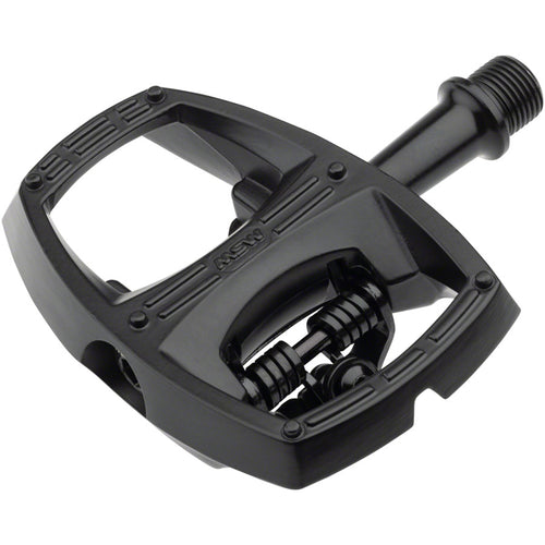 Flip II Pedals - Single Side Clipless with Platform, Aluminum, 9/16", Black