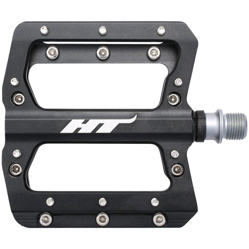 AN14A Pedals - Platform, Aluminum, 9/16", Black