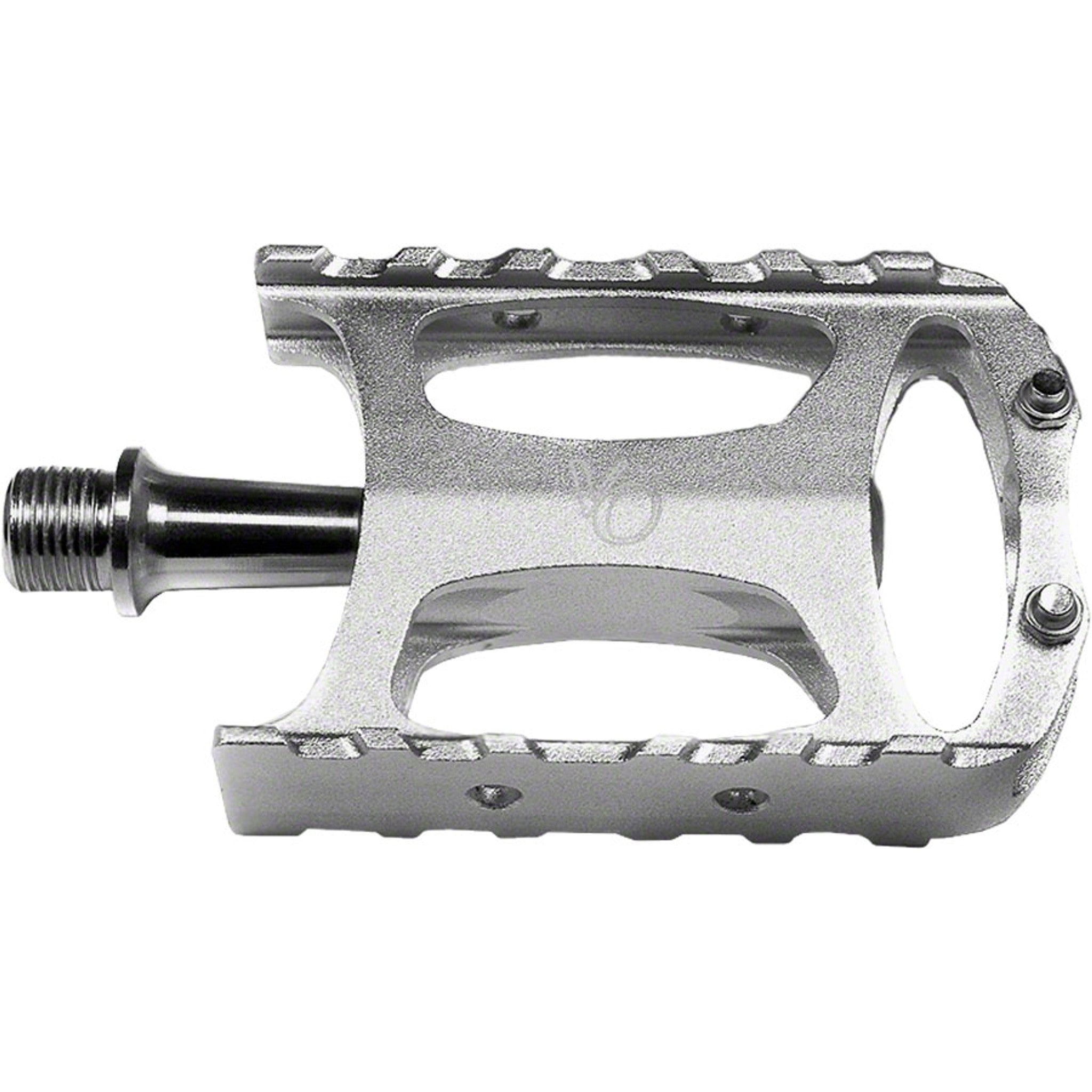 Velo Orange Touring Pedals - Platform, Aluminum, 9/16", Silver