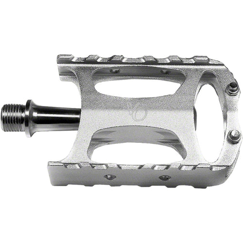 Velo Orange Touring Pedals - Platform, Aluminum, 9/16", Silver