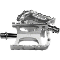 Velo Orange Touring Pedals - Platform, Aluminum, 9/16", Silver