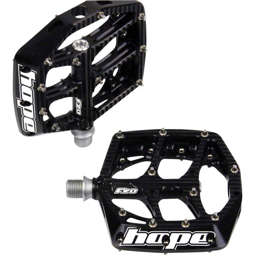 Hope F20 Pedals - Platform, Aluminum, 9/16", Black